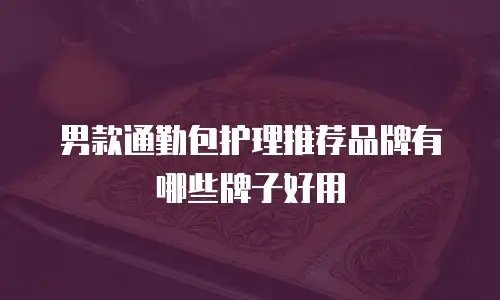 男款通勤包护理推荐品牌有哪些牌子好用
