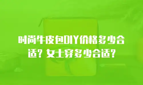 时尚牛皮包DIY价格多少合适？女士穿多少合适？