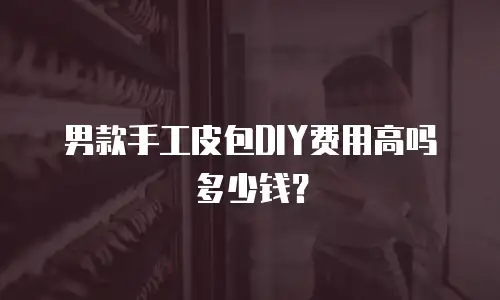 男款手工皮包DIY费用高吗多少钱？