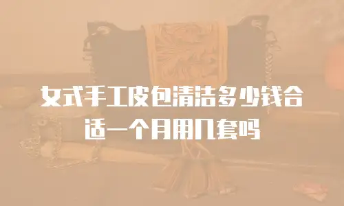 女式手工皮包清洁多少钱合适一个月用几套吗
