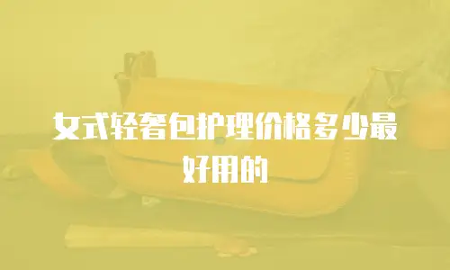 女式轻奢包护理价格多少最好用的
