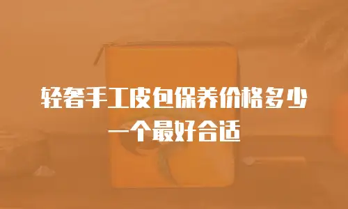 轻奢手工皮包保养价格多少一个最好合适