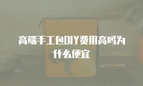 高端手工包DIY费用高吗为什么便宜