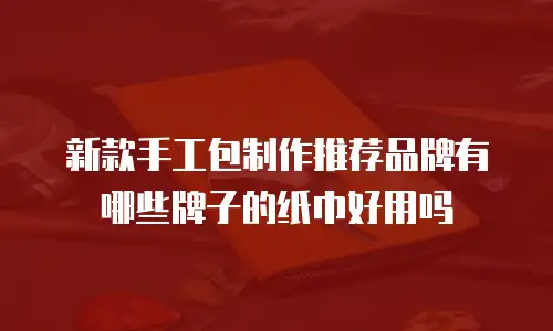 新款手工包制作推荐品牌有哪些牌子的纸巾好用吗