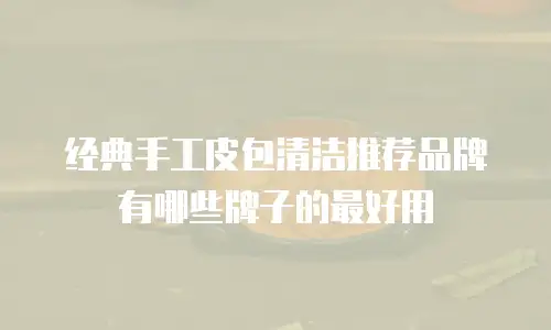 经典手工皮包清洁推荐品牌有哪些牌子的最好用