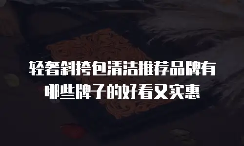 轻奢斜挎包清洁推荐品牌有哪些牌子的好看又实惠