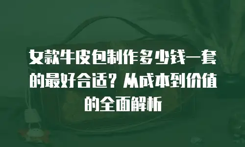 女款牛皮包制作多少钱一套的最好合适？从成本到价值的全面解析