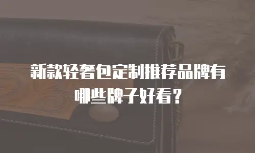 新款轻奢包定制推荐品牌有哪些牌子好看？