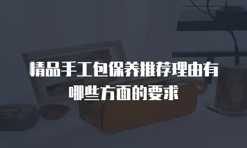 精品手工包保养推荐理由有哪些方面的要求