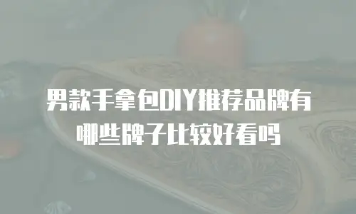 男款手拿包DIY推荐品牌有哪些牌子比较好看吗