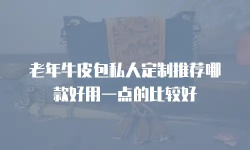 老年牛皮包私人定制推荐哪款好用一点的比较好