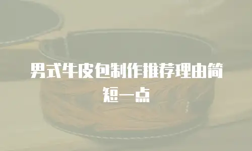 男式牛皮包制作推荐理由简短一点
