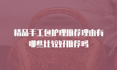 精品手工包护理推荐理由有哪些比较好推荐吗