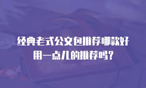 经典老式公文包推荐哪款好用一点儿的推荐吗？