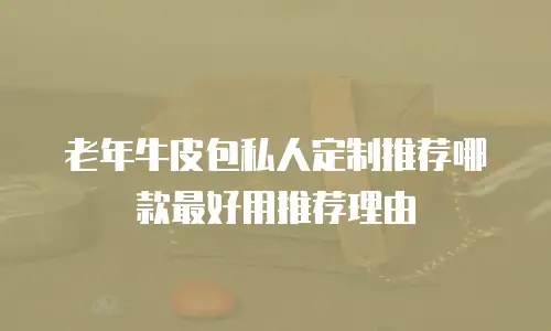 老年牛皮包私人定制推荐哪款最好用推荐理由