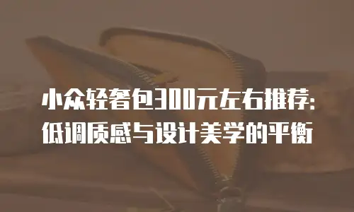 小众轻奢包300元左右推荐：低调质感与设计美学的平衡