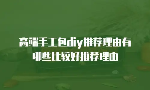 高端手工包diy推荐理由有哪些比较好推荐理由