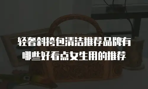 轻奢斜挎包清洁推荐品牌有哪些好看点女生用的推荐