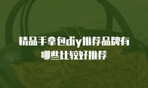 精品手拿包diy推荐品牌有哪些比较好推荐
