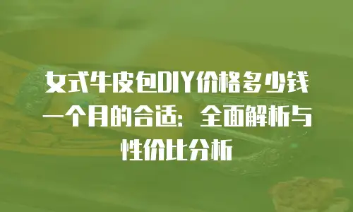 女式牛皮包DIY价格多少钱一个月的合适：全面解析与性价比分析