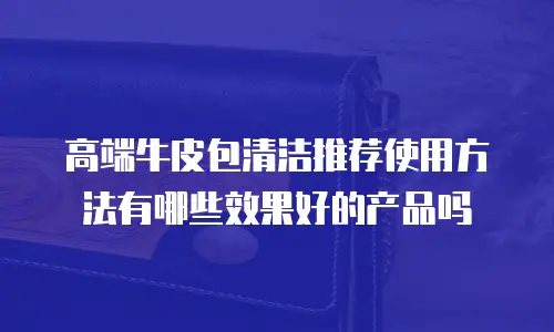 高端牛皮包清洁推荐使用方法有哪些效果好的产品吗