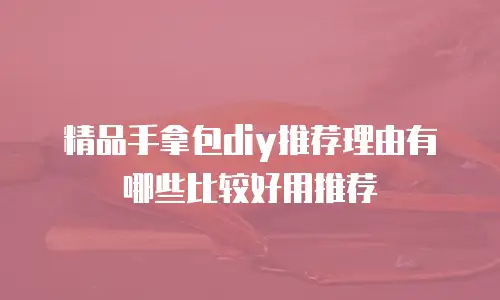 精品手拿包diy推荐理由有哪些比较好用推荐