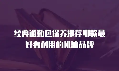 经典通勤包保养推荐哪款最好看耐用的机油品牌