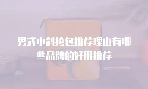 男式小斜挎包推荐理由有哪些品牌的好用推荐