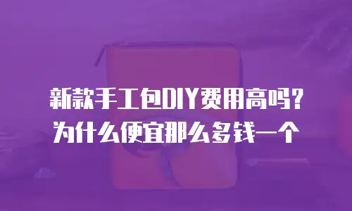 新款手工包DIY费用高吗？为什么便宜那么多钱一个