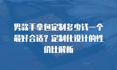 男款手拿包定制多少钱一个最好合适？定制化设计的性价比解析