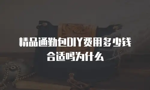精品通勤包DIY费用多少钱合适吗为什么