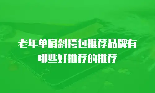 老年单肩斜挎包推荐品牌有哪些好推荐的推荐