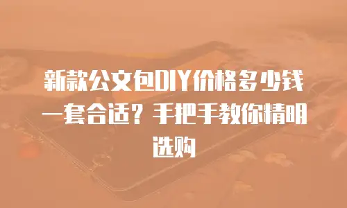 新款公文包DIY价格多少钱一套合适？手把手教你精明选购