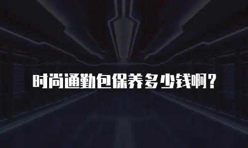时尚通勤包保养多少钱啊？