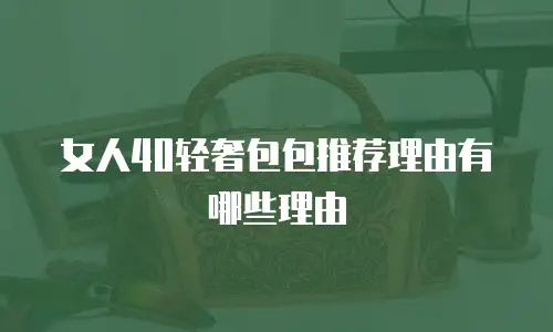 女人40轻奢包包推荐理由有哪些理由