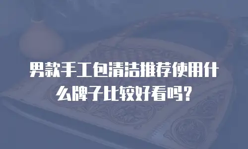男款手工包清洁推荐使用什么牌子比较好看吗？