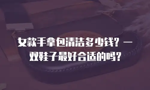 女款手拿包清洁多少钱？一双鞋子最好合适的吗？