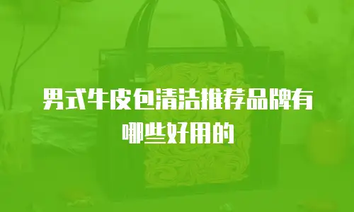 男式牛皮包清洁推荐品牌有哪些好用的