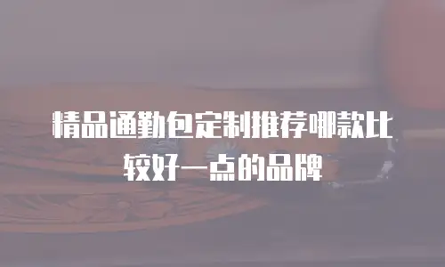精品通勤包定制推荐哪款比较好一点的品牌