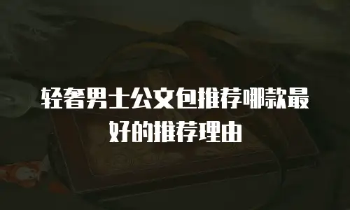 轻奢男士公文包推荐哪款最好的推荐理由