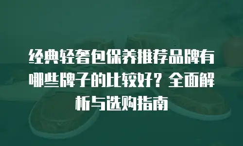 经典轻奢包保养推荐品牌有哪些牌子的比较好？全面解析与选购指南