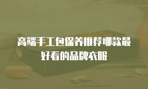 高端手工包保养推荐哪款最好看的品牌衣服