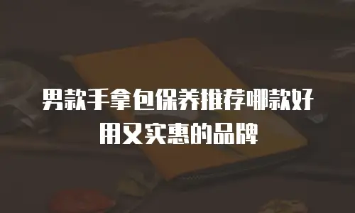 男款手拿包保养推荐哪款好用又实惠的品牌