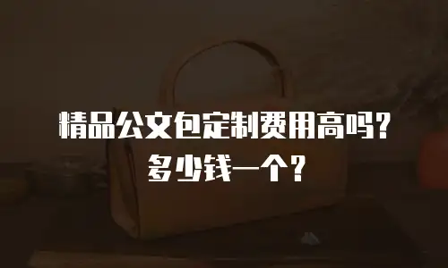 精品公文包定制费用高吗？多少钱一个？