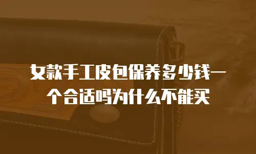 女款手工皮包保养多少钱一个合适吗为什么不能买