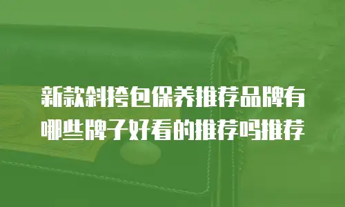 新款斜挎包保养推荐品牌有哪些牌子好看的推荐吗推荐