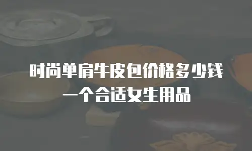 时尚单肩牛皮包价格多少钱一个合适女生用品