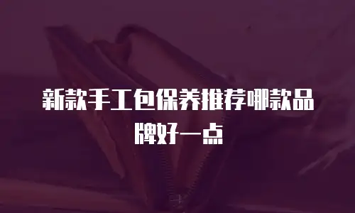 新款手工包保养推荐哪款品牌好一点