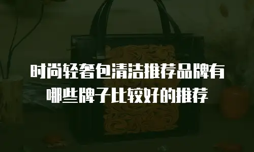时尚轻奢包清洁推荐品牌有哪些牌子比较好的推荐