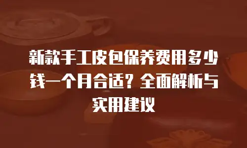 新款手工皮包保养费用多少钱一个月合适？全面解析与实用建议